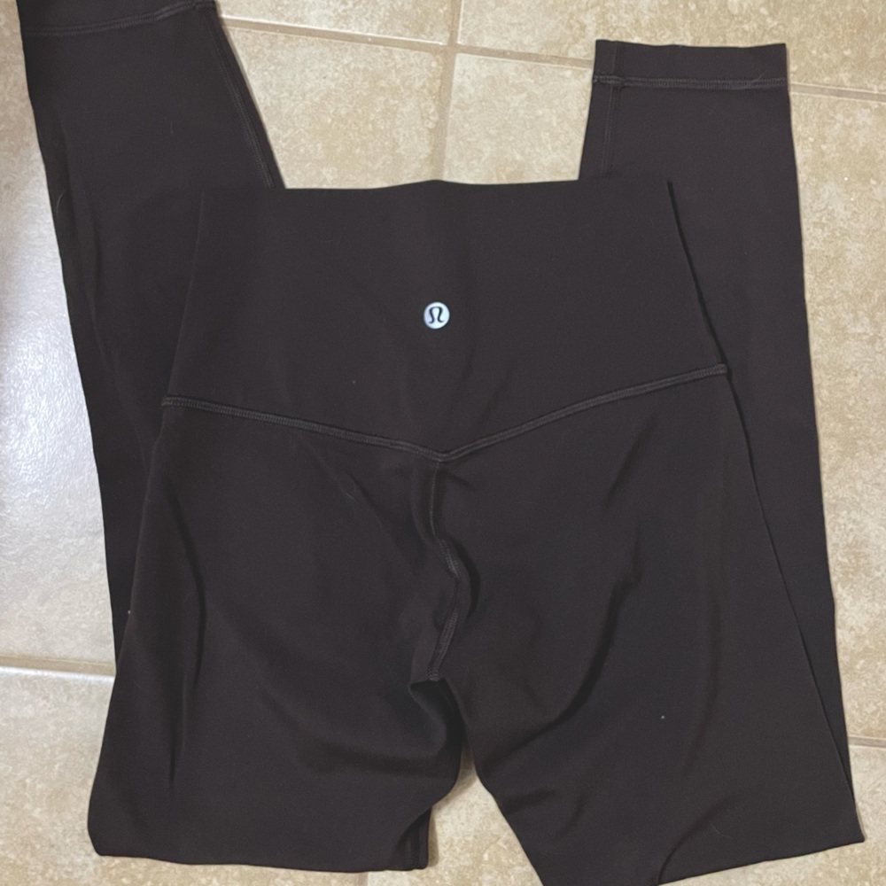 Lululemon Aligns. Size 2. Brown. Full length.